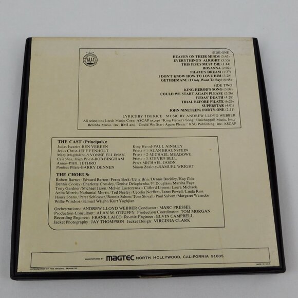 Jesus Christ Superstar Original Broadway Cast UNTESTED Reel To Reel 3 3/4 IPS - Picture 2 of 5